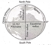 The differencebetween the Earth's equatorial diameter and its polar diameter