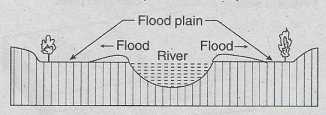 WBBSE Solutions For Class 9 Geography And Environment Chapter 4 Geomorphic Process And Landforms Of The Earth flood plains