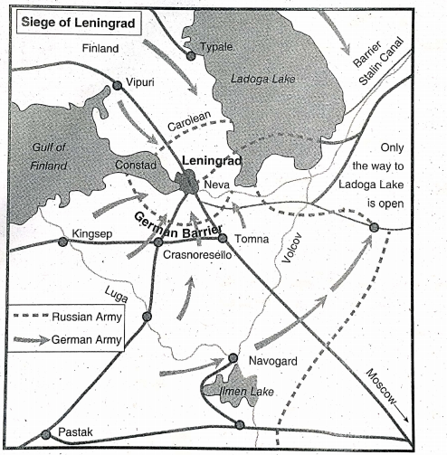WBBSE Solutions For Class 9 History Chapter 6 The Second World War And Its Aftermath Siege Of Leningrad