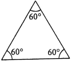 WBBSE Solutions For Class 7 Maths Geometry Chapter 1 Angle Triangle And Quadrilateral Exercise 1 Equilateral Triangle Angle Is Equal To 60 Degress