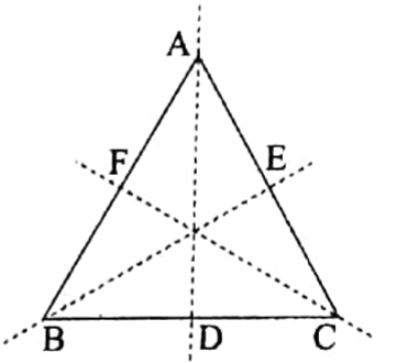 WBBSE Solutions For Class 7 Maths Geometry Chapter 3 Symmetry Exercise 3 Equilateral Triangle Has Three Lines Of Symmetry
