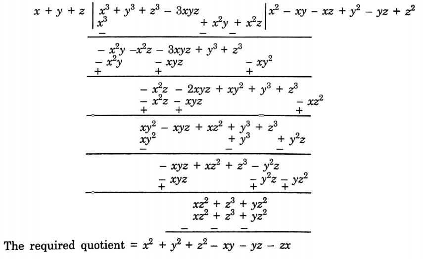 WBBSE Solutions For Class 8 Maths Algebra Chapter 4 Division Of Polynomials ex 4