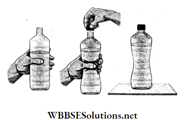 WBBSE Solutions For Class 7 Geography Chapter 3 Air Pressure Experiment for air pressure