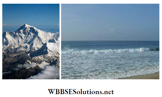 WBBSE Solutions For Class 7 Geography Chapter 3 Air Pressure Mount Everest and The beach of puri