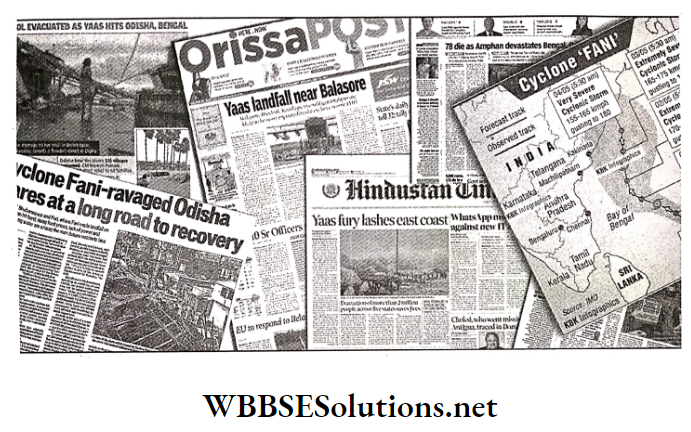 WBBSE Solutions For Class 7 Geography Chapter 3 Air Pressure newspapers and magazines