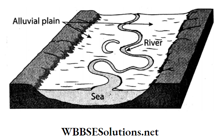 WBBSE Solutions For Class 7 Geography Chapter 4 Landforms Topic C Plains Alluvial plain.