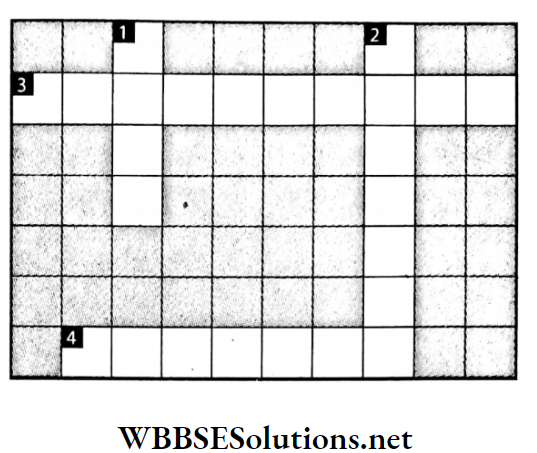 WBBSE Solutions For Class 7 Geography Chapter 5 River Topic B Works Of River And Its Influences On Our Life Crossword