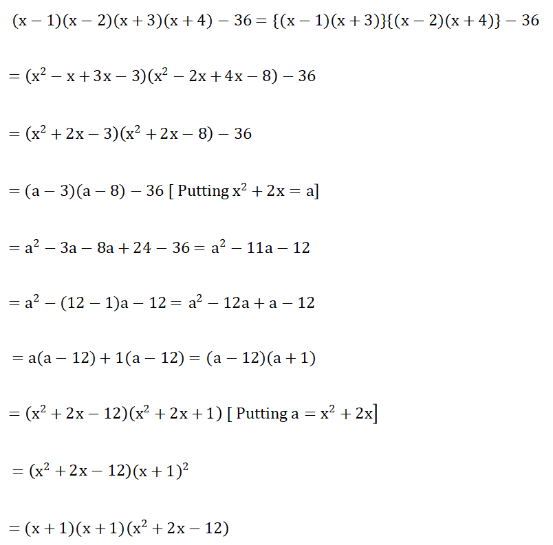 WBBSE Solutions For Class 9 Maths Algebra Chapter 2 Factorization Question 15