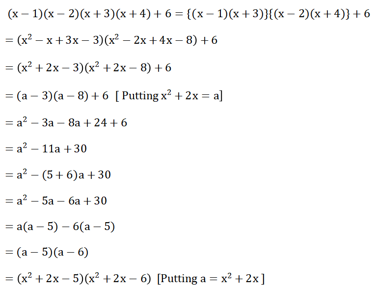 WBBSE Solutions For Class 9 Maths Algebra Chapter 2 Factorization Question 18