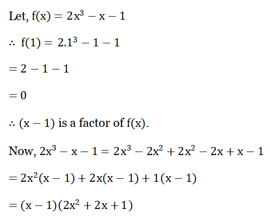 WBBSE Solutions For Class 9 Maths Algebra Chapter 2 Factorization Question 6