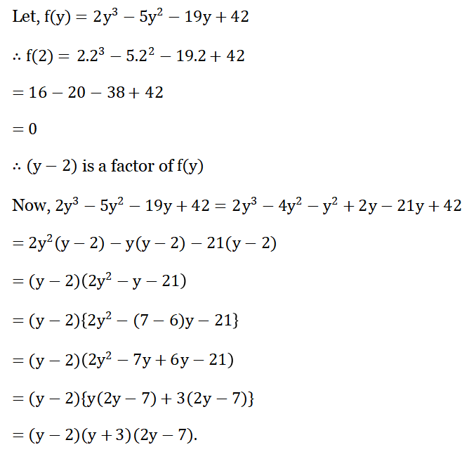 WBBSE Solutions For Class 9 Maths Algebra Chapter 2 Factorization Question 9