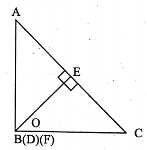 WBBSE Solutions For Class 9 Maths Solid Geometry Chapter 4 Theorems Of Concurrence Right angled triangle
