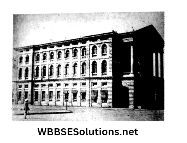 Wbbse Solutions For Class 8 History Chapter 4 Nature Of Colonial Economy Nation Bank of India,Bombay
