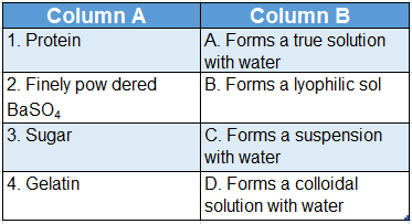 WBBSE Solutions For Class 9 Physical Science Chapter 4 Matter Solution Topic D Match The Column 1