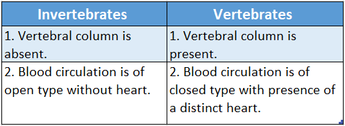 WBBSE Solutions for class 6 school science chapter 10 biodiversity and its classification invertetbrates and vertabrates