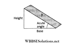 WBBSE Solutions for class 6 school science chapter 9 common machines inclined surface or slant surface
