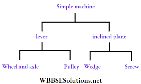 WBBSE Solutions for school science class 6 chapter 9 common machines simple machine