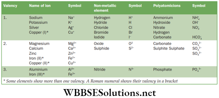 NEET Foundation Chemistry Atoms And Molecules Some common simple and polyatomic ions