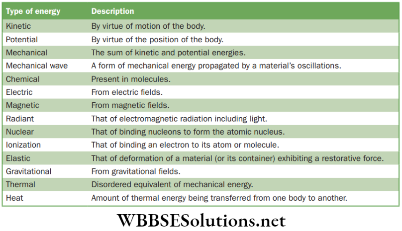 NEET Foundation Physics Work And Energy Forms of energy