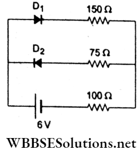 Circuit Contains Current Electricity Multiple Choice Questions And Answers Two Ideal Diodes Q 89