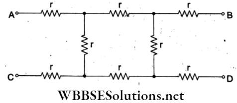 Current Electricity Multiple Choice Questions And Answers Equivalent Resistance Between The Terminals Q 27