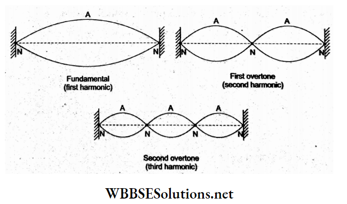Sound Waves Synopsis Modes of vibrations in a stretched string