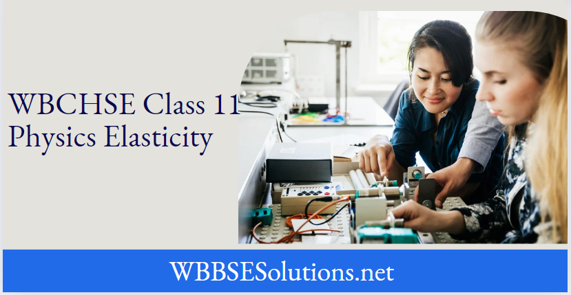 WBCHSE Class 11 Physics Elasticity