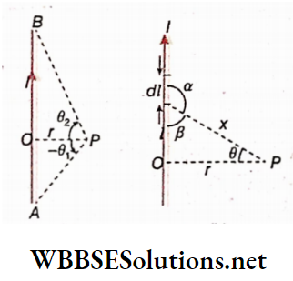 Electromagnetism Application of Biot-Savart Law and Long straight conductor