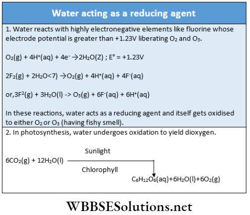 Hydrogen Water acting as a reducing agent
