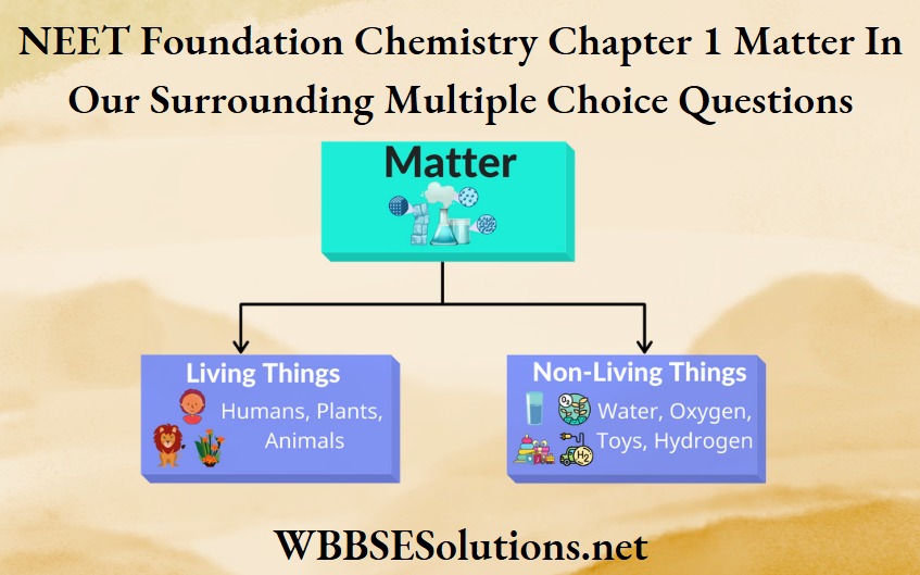 NEET Foundation Chemistry Chapter 1 Matter In Our Surrounding Multiple Choice Questions
