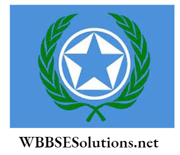 WBBSE Solutions For Class 9 History Chapter 7 The League Of Nations And The United Nations Organization Flag of League of Nations