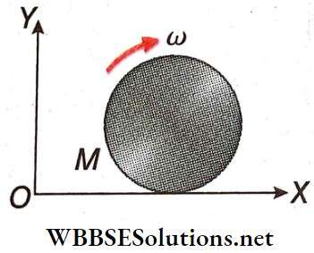 Rotation Of Rigid Bodies A Disc Of Mass And Radius Is Revolving With Angular Velocity