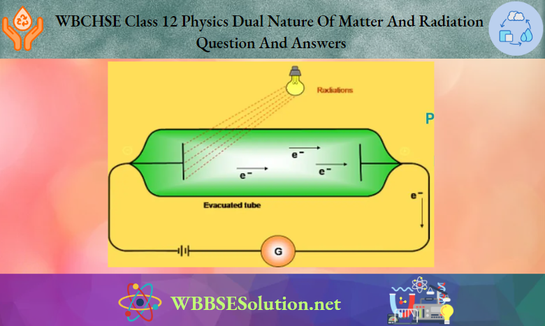 WBCHSE Class 12 Physics Dual Nature Of Matter And Radiation Question And Answers