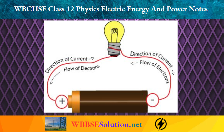 WBCHSE Class 12 Physics Electric Energy And Power And Notes